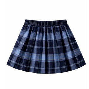 Navy Bunny Cardigan & Checked Skirt, Winterwear 2Pcs set for Girls - 2 - 3 Years Kids Clothing