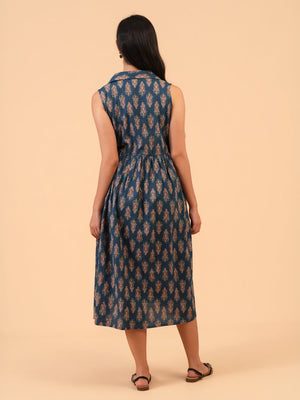 Navy Dream Maternity and Nursing Dress - S Maternity Casual Dress