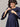 Navy Flared Floral Gold Foil Print Maternity and Feeding Kurti - MEW-NVGLD-S