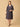 Navy Neat Maternity and Nursing Dress - DRS - SK - NVNT - S