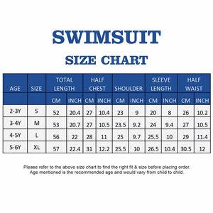Navy Shark, Toddlers & Kids Swimwear with long Cap Free Wash Bag & Free Swim Detergent - 2 - 3 Years Swim