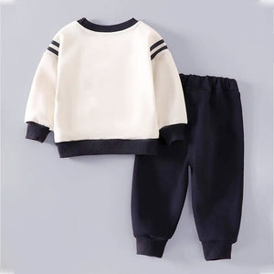 Navy Squirrel Tracksuit Set for Kids - 2 - 3 Years Kids Clothing