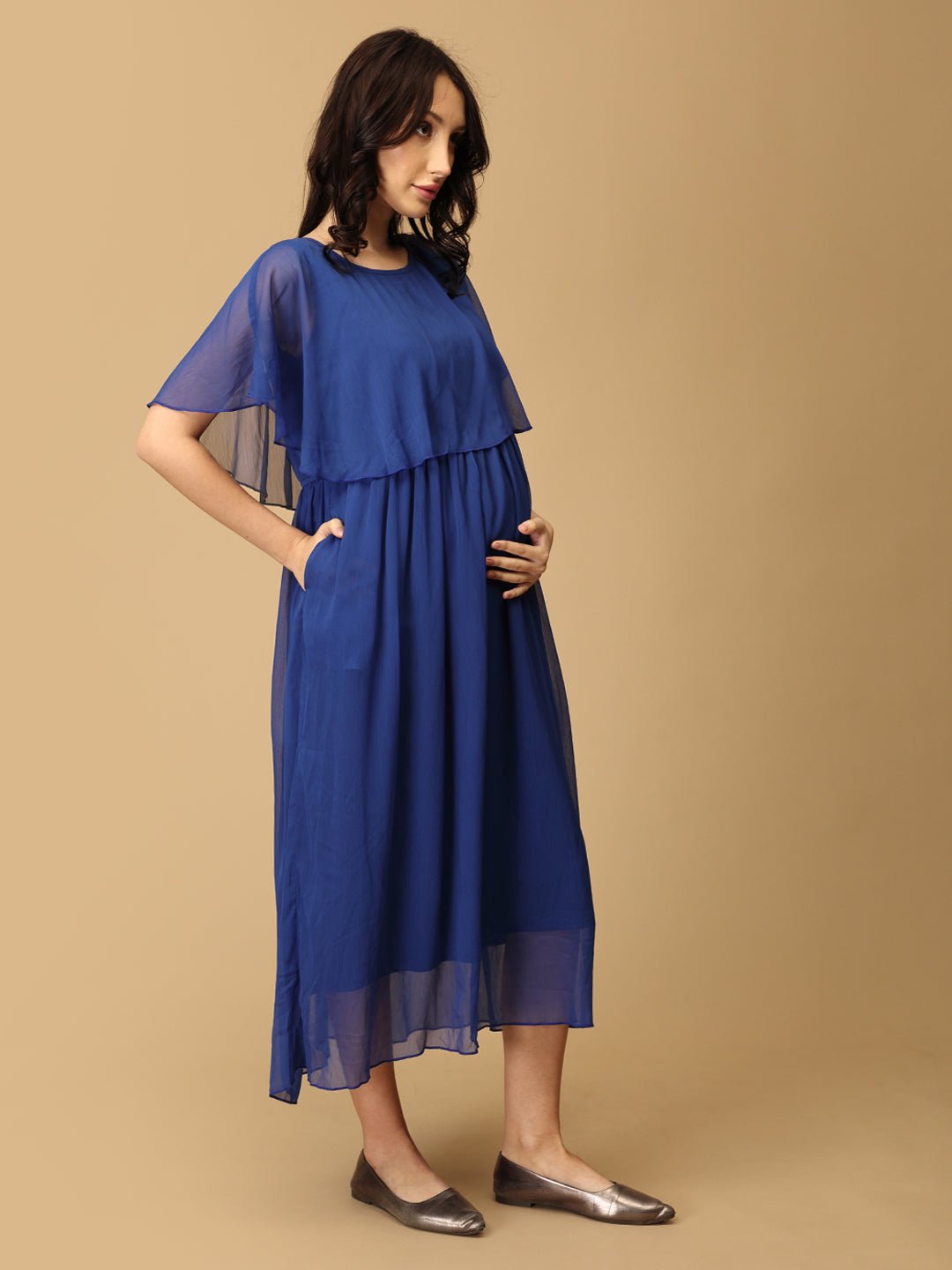 Nebula Grace Maternity and Nursing Dress - DRS - AS - NGRC - S