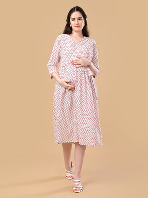 Nebula Maternity And Nursing Dress - S Maternity Casual Dress