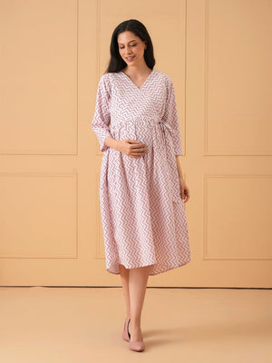 Nebula Maternity And Nursing Dress - S Maternity Casual Dress