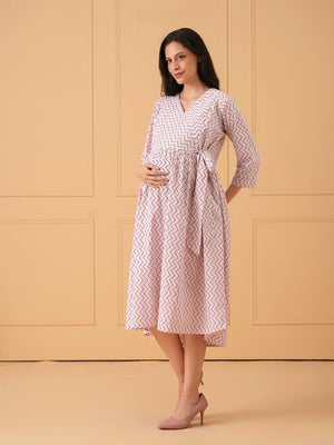 Nebula Maternity And Nursing Dress - S Maternity Casual Dress