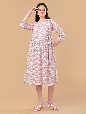 Nebula Maternity And Nursing Dress - S Maternity Casual Dress