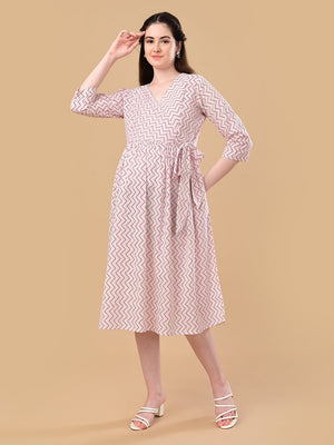 Nebula Maternity And Nursing Dress - S Maternity Casual Dress