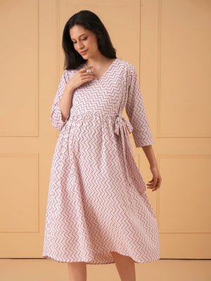 Nebula Maternity And Nursing Dress - S Maternity Casual Dress