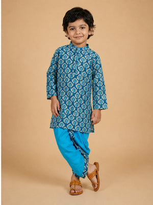 Neel Bloom Boys Dhoti Kurta Set - 0-6 Months Boys Ethnic Set