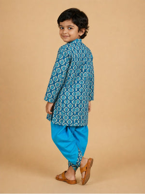 Neel Bloom Boys Dhoti Kurta Set - 0-6 Months Boys Ethnic Set