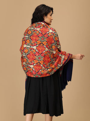 Neel Noor Embroidered Woolen Stoles - Onesize Winter Stoles