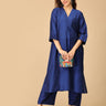 Neelam Ehsas Maternity and Nursing Silk Kurta Set - MEW - SK - NLEH - S