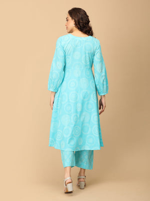 Neelam Niti Maternity and Nursing Kurta Set - MEW - SK - NLMNT - S