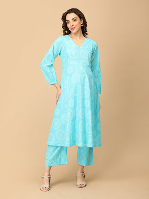 Neelam Niti Maternity and Nursing Kurta Set - MEW - SK - NLMNT - S