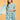 Blue maternity and nursing kurta set styled with coordinated dupatta and straight-fit pants.