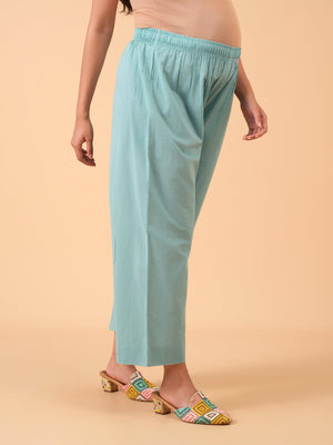 Neelambari Maternity and Nursing Kurta Set With Dupatta - S Maternity Ethnic Set