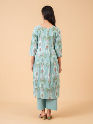 Neelambari Maternity and Nursing Kurta Set With Dupatta - S Maternity Ethnic Set