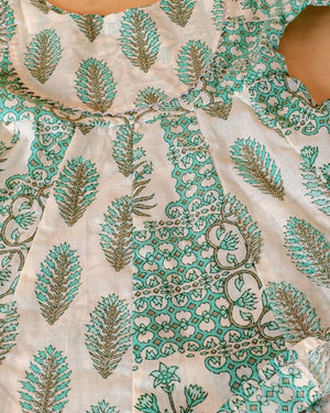Neelegagan Girls Floral Print Anarkali Kurta Set - KES-SC-NLGF-0-6