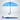 Neon Blue Jelly Transparent Umbrella for Teens & Adults - Monsoon Wear