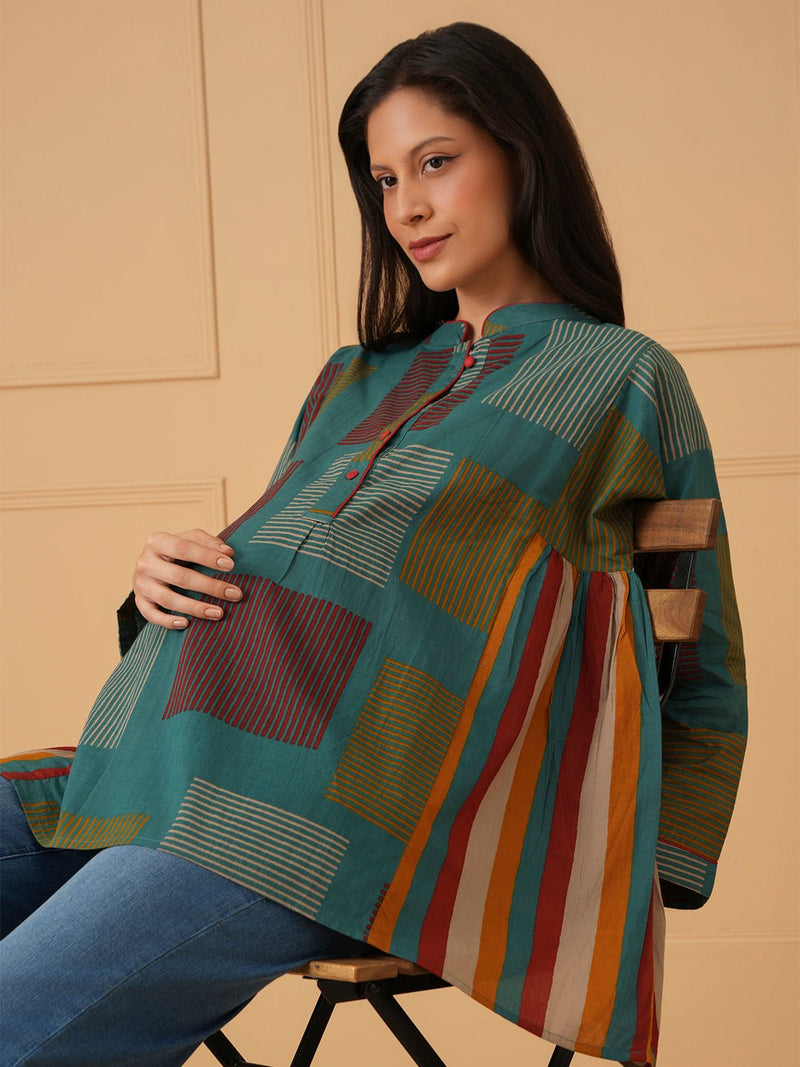 Neutral Lines Maternity and Nursing Top