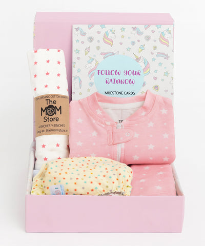 Baby Shower Gift Set | 5-Piece Shimmer Newborn, Boy & Girl