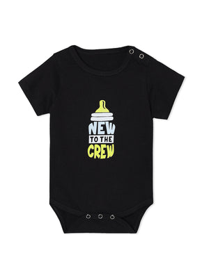 The Mom Store - Twinning Combo - New to the Crew Mumma and Baby Twinning - Combo of 1 T-shirt and 1 Onesie - TNW2 - NWTCTSOS