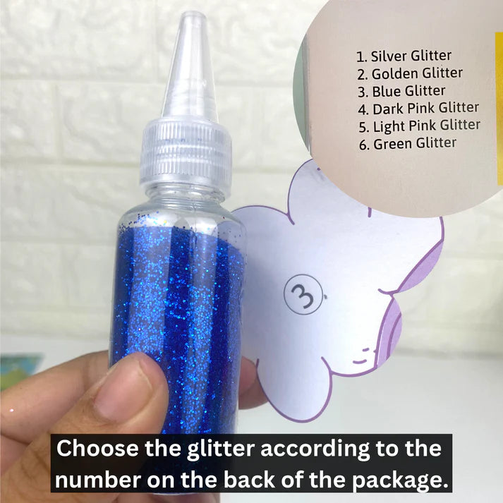 Scoobies GLITTERY ART SET (GIRLS)