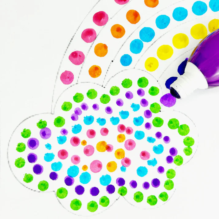 Scoobies LITTLE FINGERS HOT DOT MARKERS(PACK OF 6)