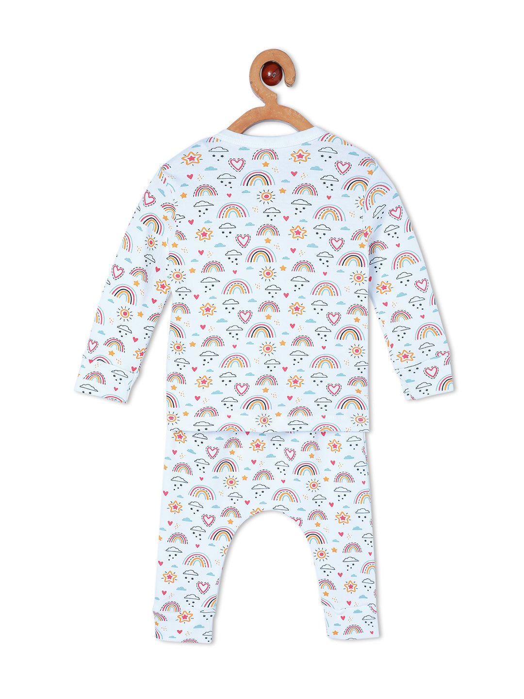 Newborn and Infant Pajama Set Combo of 2: Elephantastic - Rainbow Land - IPS2 - ELPR - 0 - 3