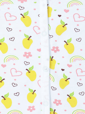 Newborn and Infant Pajama Set Combo of 2: Mango Mia-Fruitilicious
