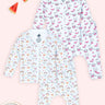 Newborn and Infant Pajama Set Combo of 2: Rainbow Land-Summer Melon