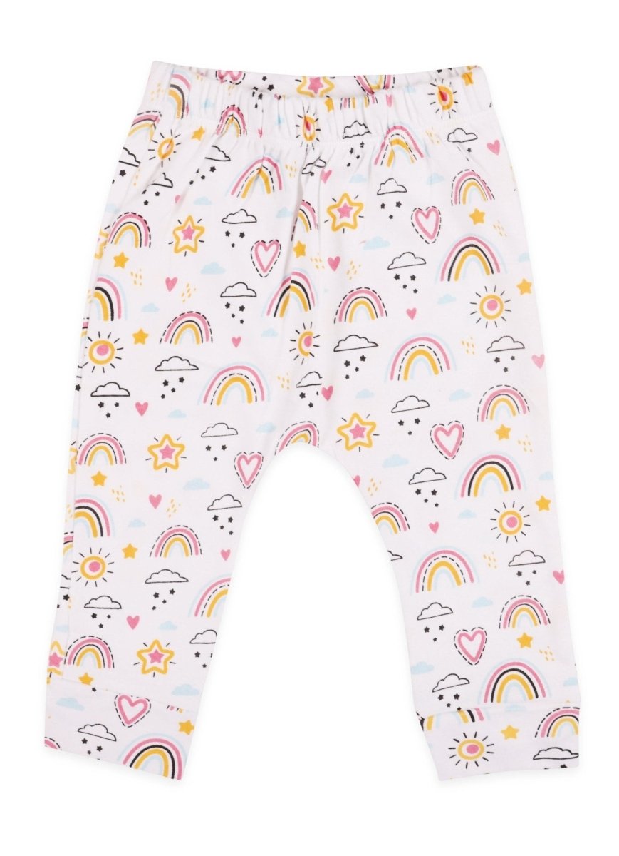 Newborn and Infant Pajama Set Combo of 3: Elephantastic-Mango Mia-Rainbow Land - IPS-3-EMMRL-0-3