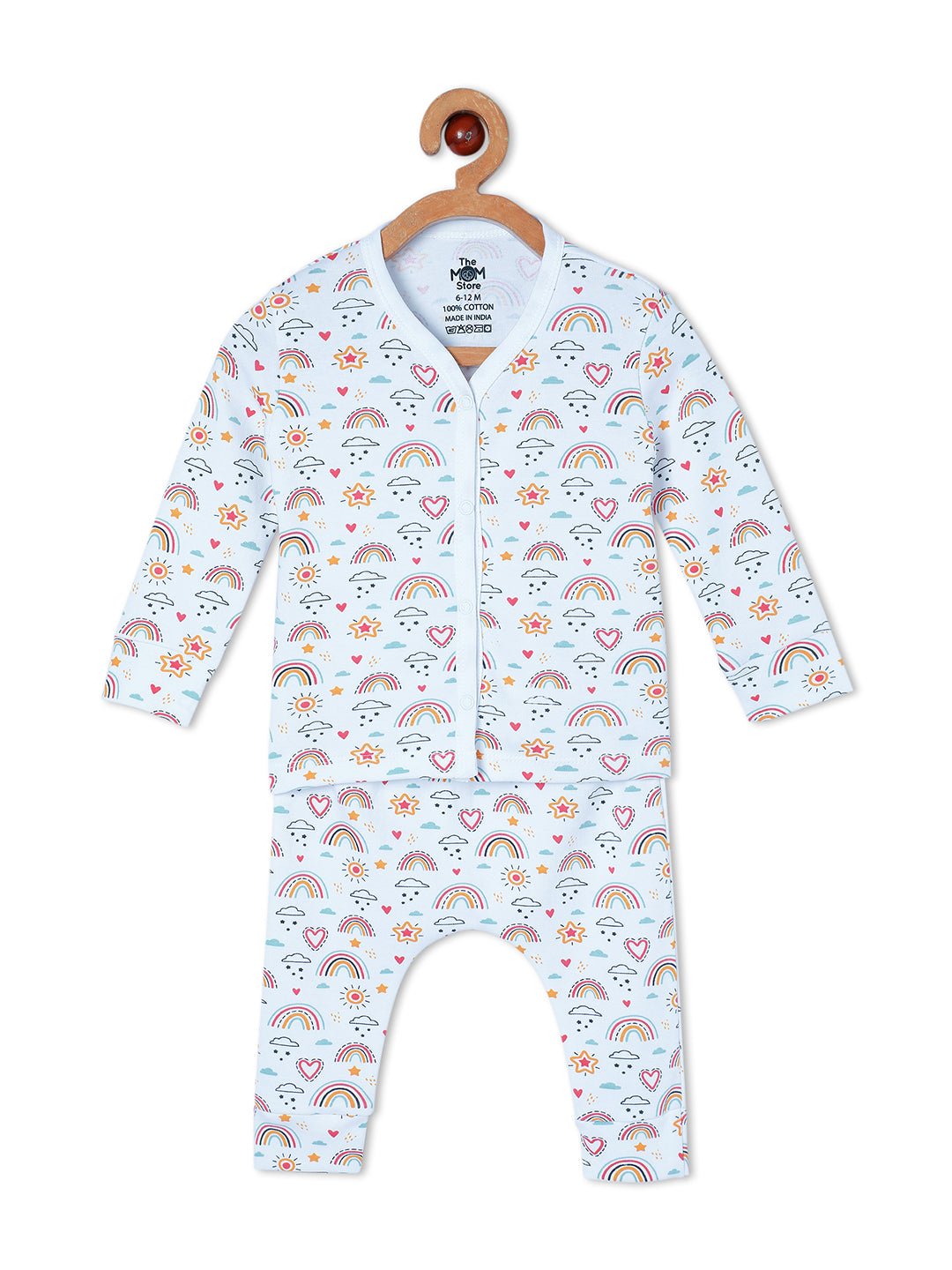 Newborn and Infant Pajama Set Combo of 3: Elephantastic-Mango Mia-Rainbow Land