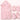 Newborn Baby Boy/Baby Girl 22pcs Gift Box, Peach (0 - 12 Months) - Baby Gifting