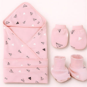 Newborn Baby Boy/Baby Girl 22pcs Gift Box, Peach (0 - 12 Months) - Baby Gifting