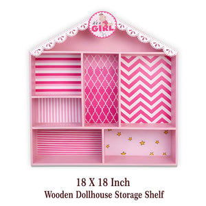 Newborn Baby Girl Wooden Dollhouse Gift Hamper (0 - 12 months) - Baby Gifting