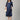 Night of Navy Striped Maternity And Nursing Dress - MEW-SK-NYBST-S