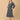The Mom Store maternity winter dress with V-neck, side slit, and full sleeves for stylish pregnancy wear.
