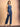 Dark Blue Nightfall Notes Women's Handloom Vest Pant Set - Women's Co-ord Set