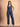 Dark Blue Nightfall Notes Women's Handloom Vest Pant Set - Women's Co-ord Set