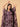 Nightfall Purple Maternity and Nursing Kaftan Nighty - S Maternity Nightwear