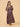Nightfall Purple Maternity and Nursing Kaftan Nighty - S Maternity Nightwear