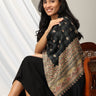 Noir Elegance Acrylic Woolen Stole - WNTSTL - NORELG