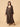 Noir Relax Fit Maternity and Nursing Nightwear With Robe Set - Black Maternity Nightwear Set