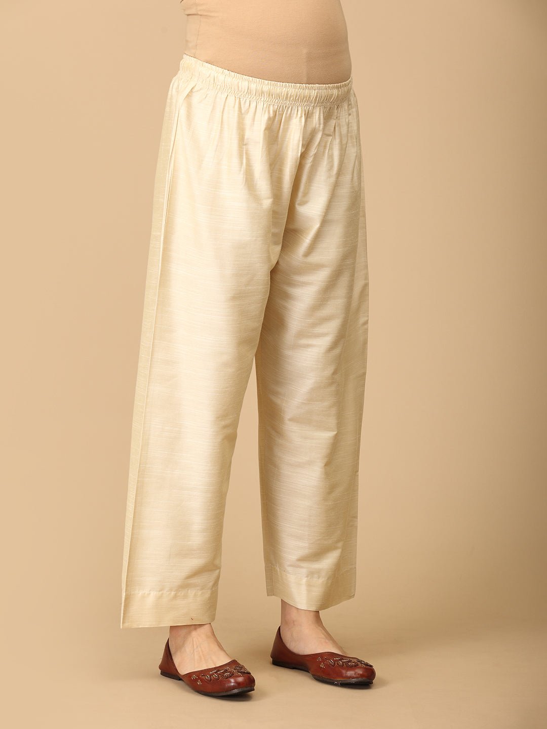 NoorÉlan maternity and Nursing Silk Kurta Set - MEW - SK - NREL - S