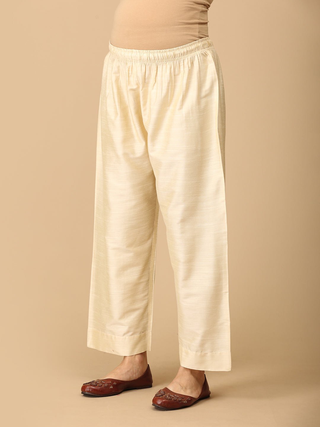 NoorÉlan maternity and Nursing Silk Kurta Set - MEW - SK - NREL - S