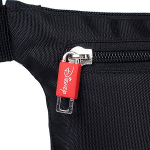 Novex Disney Mickey Mouse printed Waist Bag for Cute Kids Ideal for Travel, Hiking and Outdoor Activities -18 cm