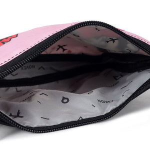 Novex Disney Minnie Mouse printed Waist Bag for Cute Kids Ideal for Travel, Hiking and Outdoor Activities -18 cm