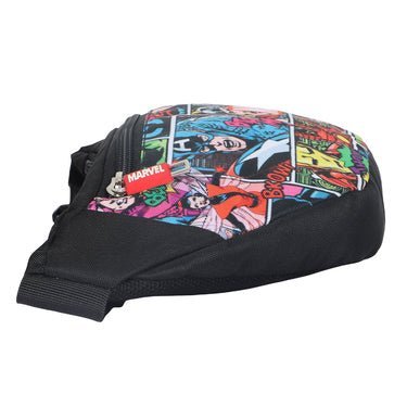 Novex Marvel Avengers printed Waist Bag for Cute Kids Ideal for Travel, Hiking and Outdoor Activities - 18 cm - NXWBAV121 - AVENGERS
